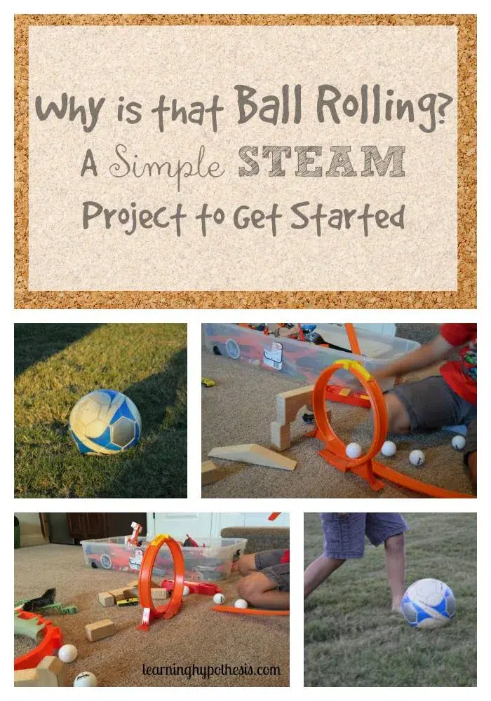 Ball Rolling Simple STEAM project