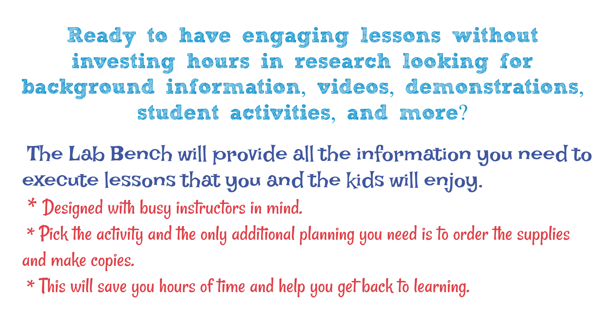 ready for lessons – The Learning Hypothesis