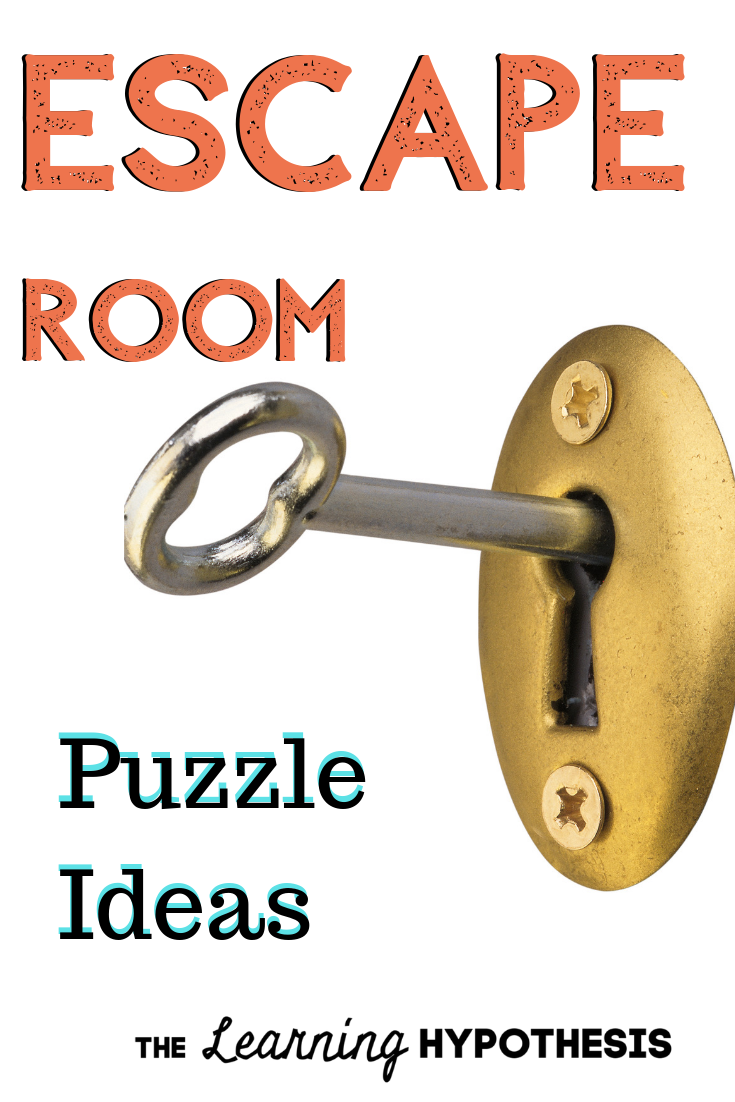 Escape Room Puzzle Ideas for your Escape Room for Kids.