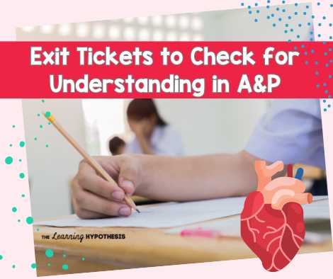 Cardiac Action Potential Quiz: Using quizzes as exit tickets in A&P